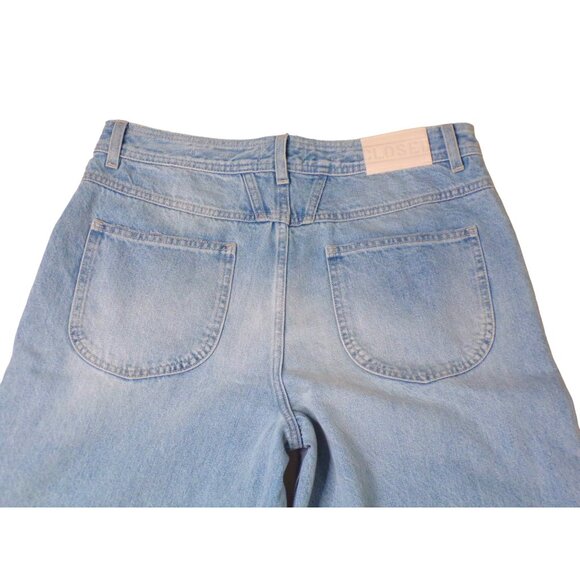 🆕 CLOSED Flared-X Wide Leg High Rise Denim Jeans 31 - Picture 13 of 13